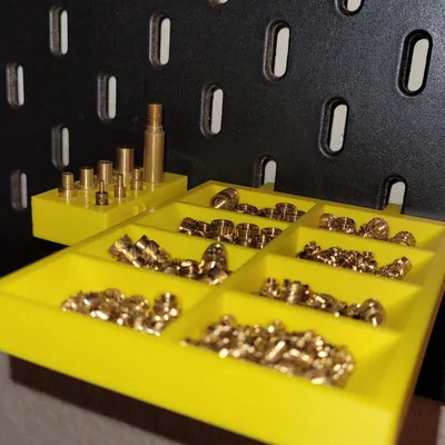 Đế IKEA Skadis cho mũi hàn Ruthex, khay nhét và khay đựng đồ nhỏ