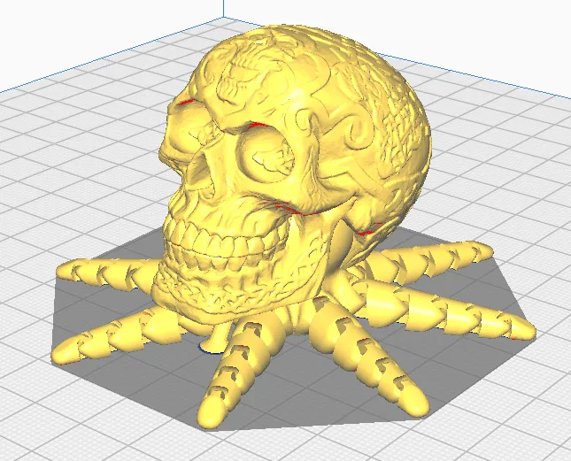 Mô hình 3D con bạch tuộc - Image 1