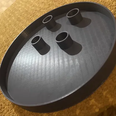 a simple geometric advent wreath