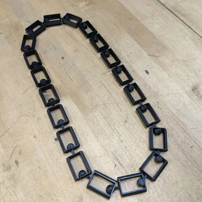 Ball and Socket Chonky Link Necklace