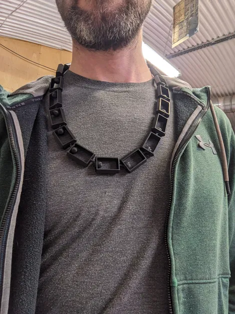 Ball and Socket Chonky Link Necklace - Image 2