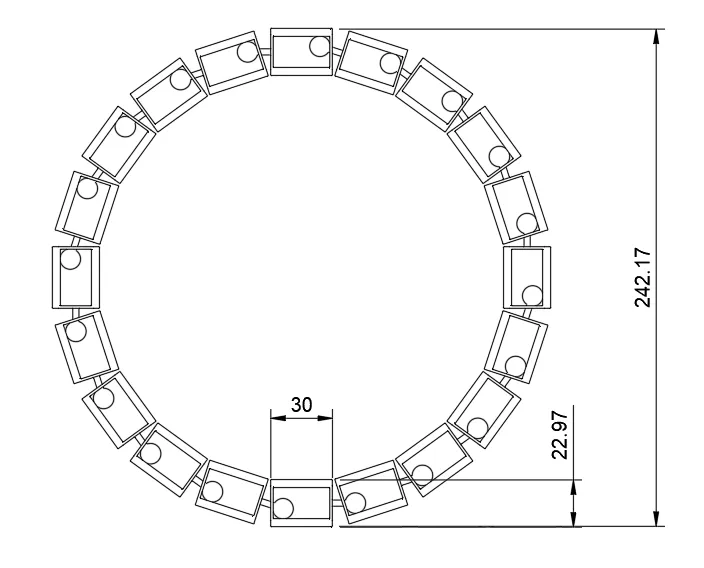 Ball and Socket Chonky Link Necklace - Image 3