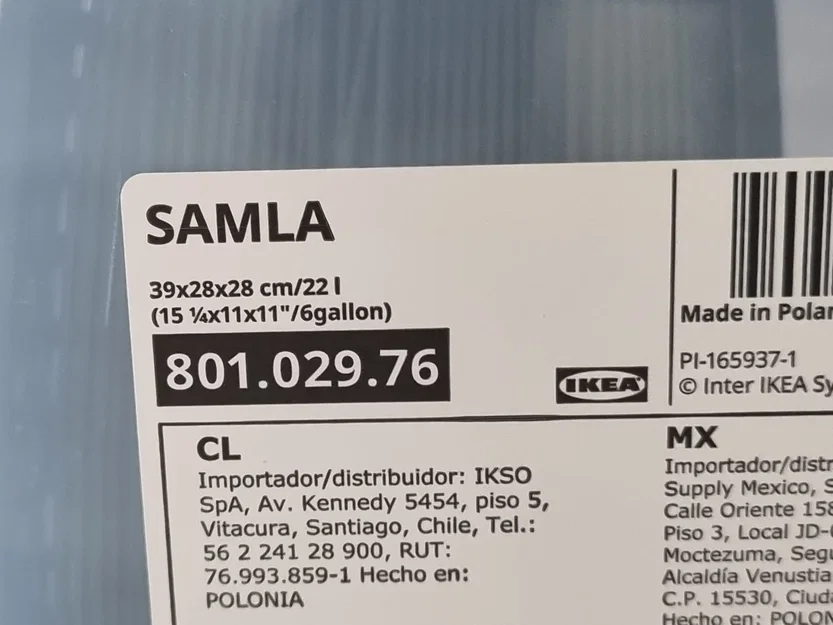 Giá đỡ filament cho hộp IKEA Samla 22L - Image 4