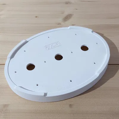 Chậu Bonsai 20 oval phẳng kiểu rừng 262x194x30mm