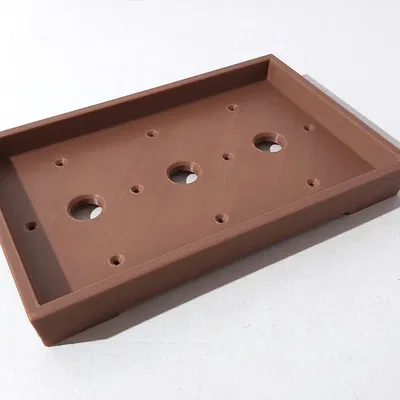 Chậu Bonsai 18 Chữ Nhật Dẹt Kiểu Rừng 250x160x30mm