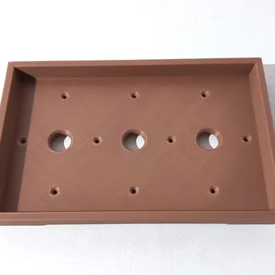 Chậu Bonsai 18 Chữ Nhật Dẹt Kiểu Rừng 250x160x30mm