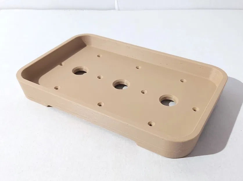 Chậu Bonsai 19 Chữ Nhật Bo Tròn Kiểu Rừng 250x160x30mm - Image 1