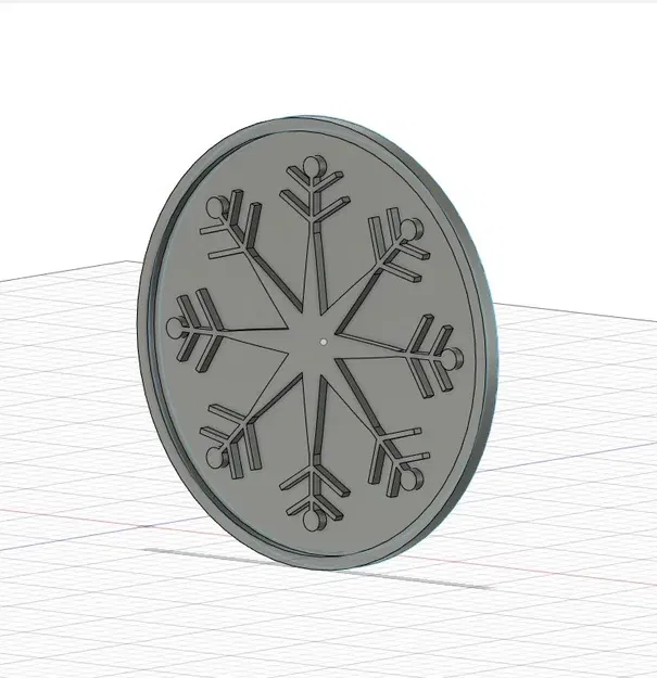 Đĩa lót hình bông tuyết - Image 1