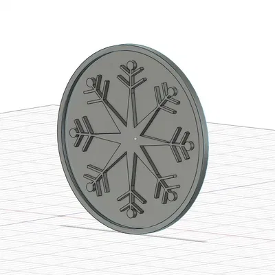 Đĩa lót hình bông tuyết