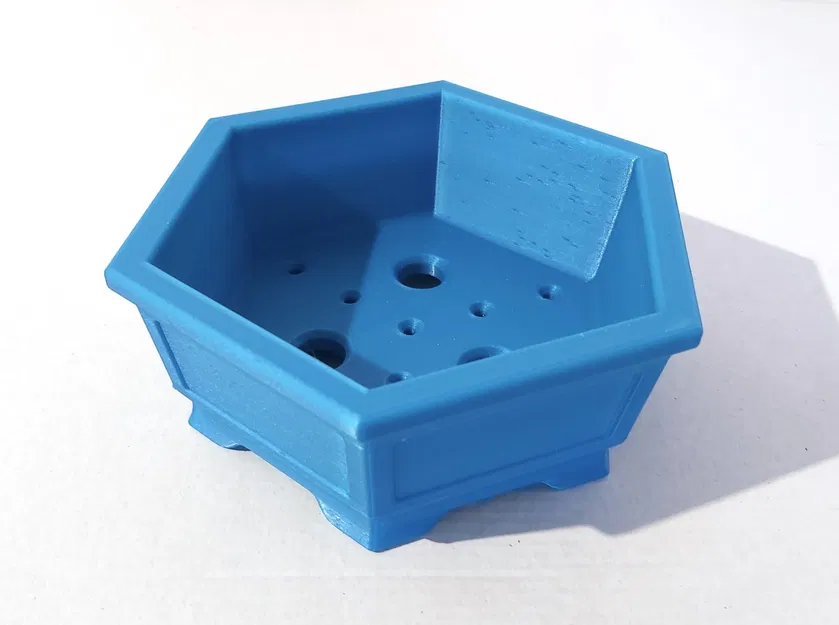 Chậu Bonsai 23 lục giác vát cạnh 170x170x62mm - Image 1