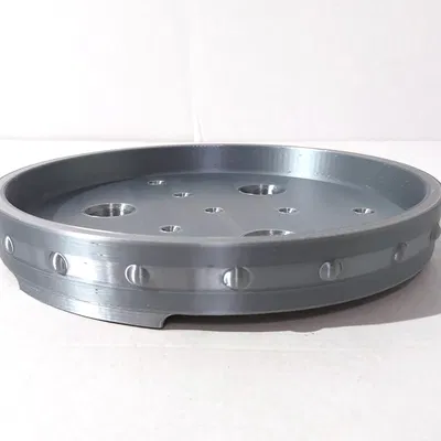 Chậu Bonsai 21 tròn dẹt 200x200x30mm