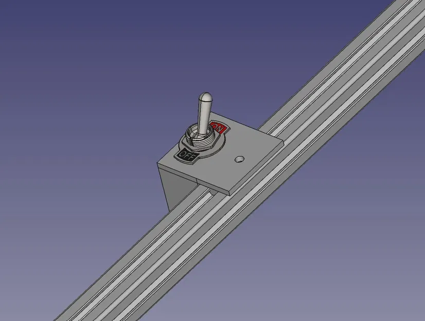 12mm Toggle Switch 2020 Mount - Image 1