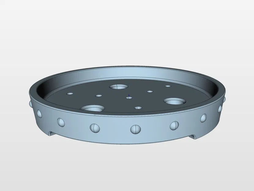 Chậu Bonsai 21 tròn dẹt 200x200x30mm - Image 4