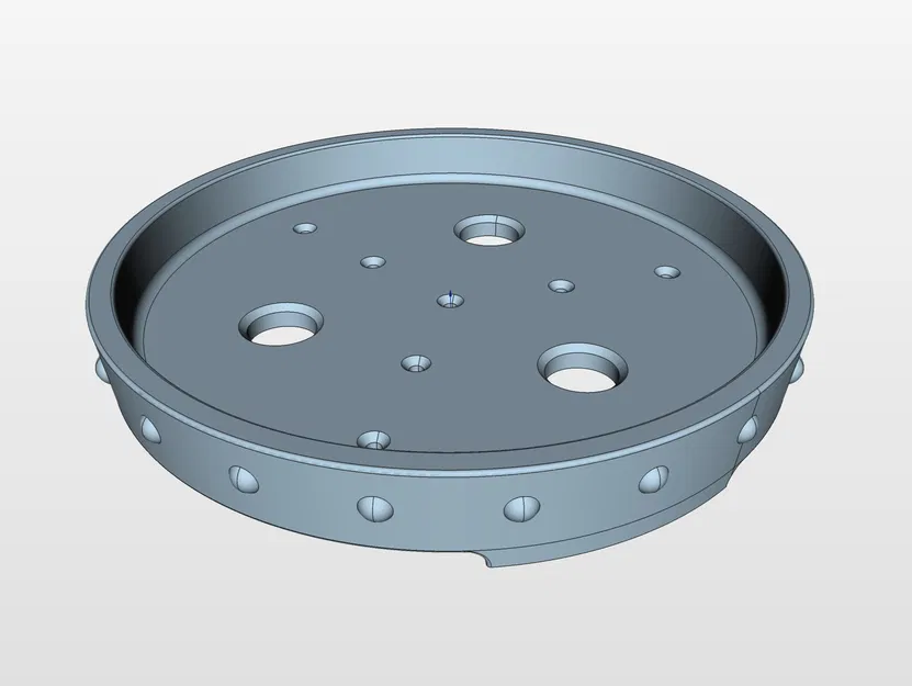 Chậu Bonsai 21 tròn dẹt 200x200x30mm - Image 5