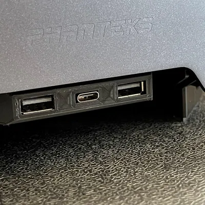 Phanteks Evolv Shift 2: Ốp và giá đỡ cổng USB mặt trước