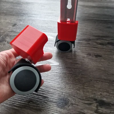 Chân kệ cho kệ nặng có bánh xe ghế