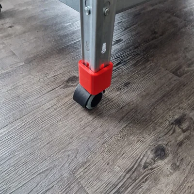 Chân kệ cho kệ nặng có bánh xe ghế