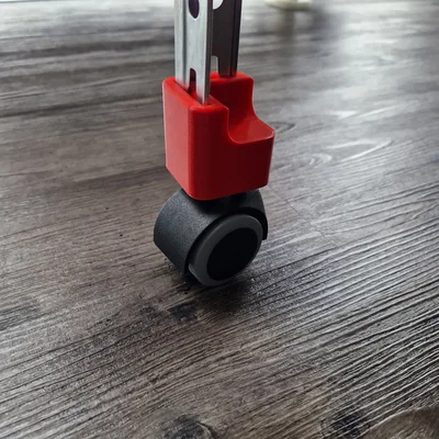 Chân kệ cho kệ nặng có bánh xe ghế