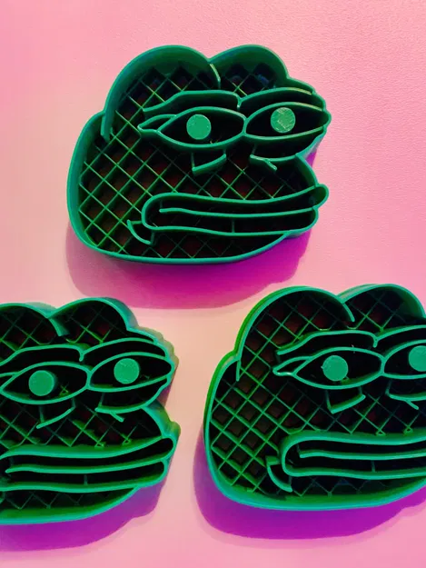 Khuôn Cắt Bánh Pepe Ếch - Sẵn Sàng In (Không cần ráp hay chỉnh sửa) - Image 1