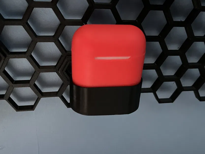 Giá Treo Tai Nghe AirPods Gen 2 Kèm Ốp Lưng - Hình Tổ Ong - Image 1