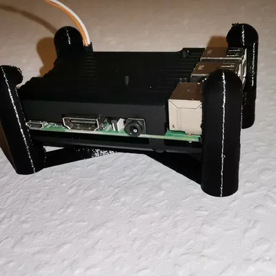 Giá đỡ tường cho Raspberry Pi 3 / 4 / 5 trên thanh nhôm định hình 2020, 4040,...