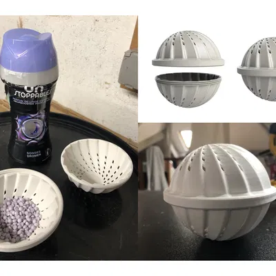 Washing ball for scented beads
