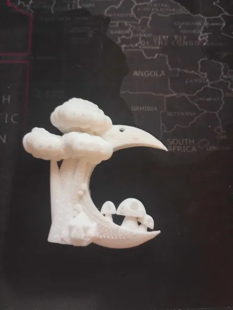 Dây chuyền mặt hồ lô nấm cây trăng - Image 1