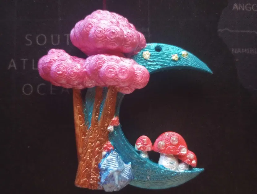 Dây chuyền mặt hồ lô nấm cây trăng - Image 2