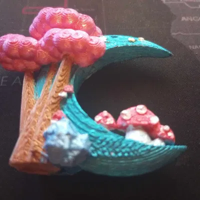 Dây chuyền mặt hồ lô nấm cây trăng