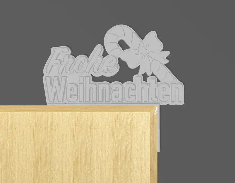 Title Góc cửa Giáng sinh Frohe Weihnachten Dekoration für Türrahmen - Image 3