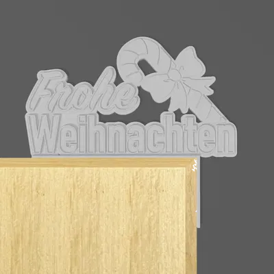 Title Góc cửa Giáng sinh Frohe Weihnachten Dekoration für Türrahmen