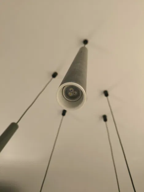 Đèn Trần Làm Từ Ống PVC - Image 2