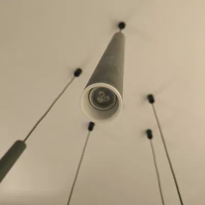 Đèn Trần Làm Từ Ống PVC