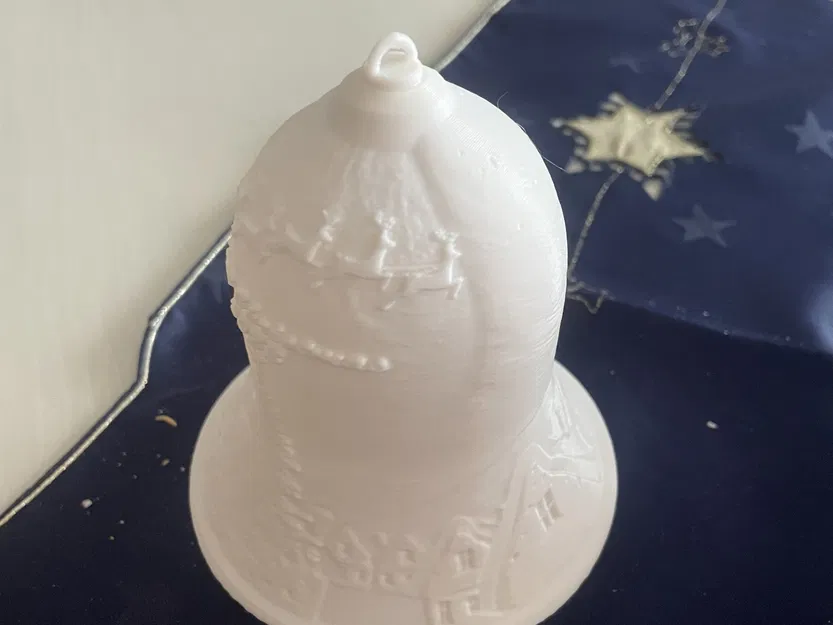 Chuông Giáng Sinh Litophane (Hacken) để treo - Image 1