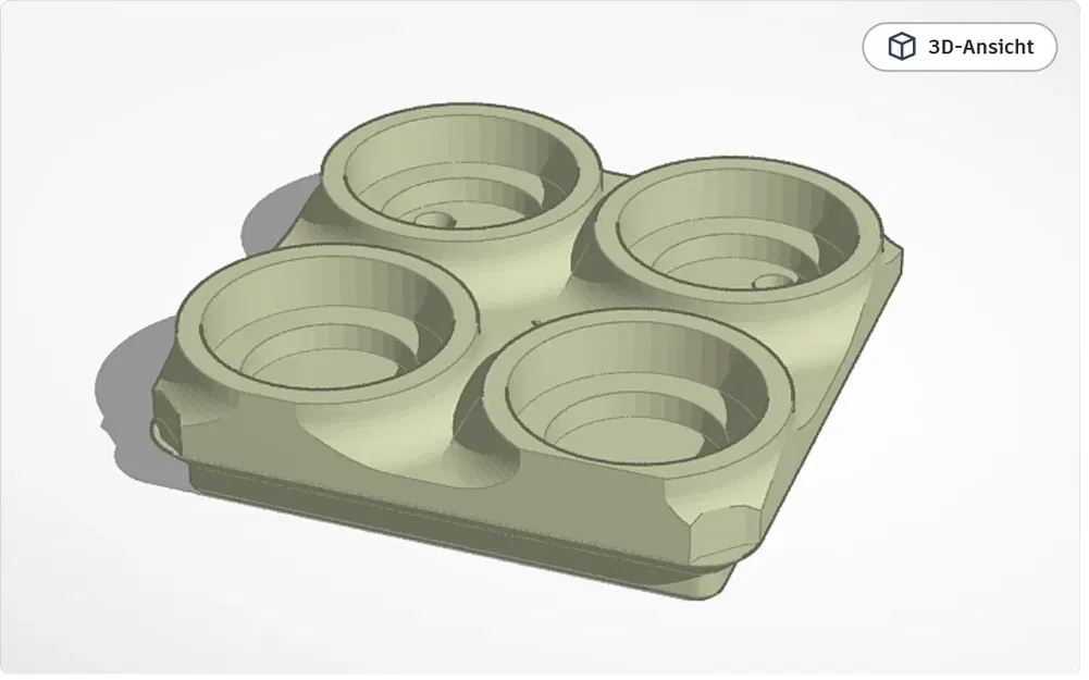 Kệ Bật Lửa Clipper Gridfinity 1x1 Có Lỗ Nam Châm - Image 2