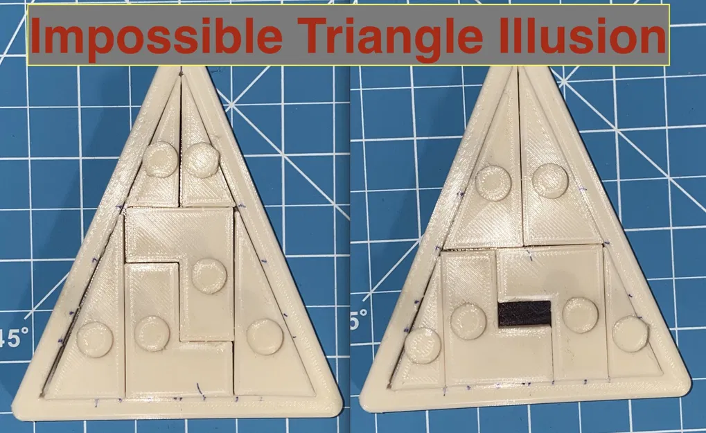 Ảo Giác Vuông Biến Mất | Ảo Giác Quang Học Tam Giác - Image 1