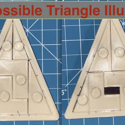 Ảo Giác Vuông Biến Mất | Ảo Giác Quang Học Tam Giác