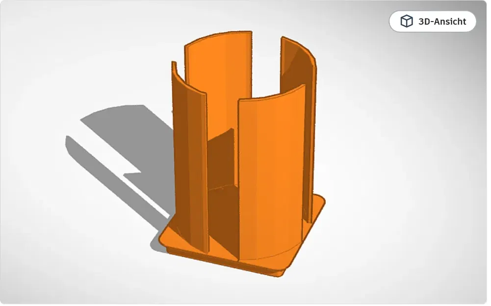 Chân nến Tealight Gridfinity 1x1 có lỗ nam châm - Image 2