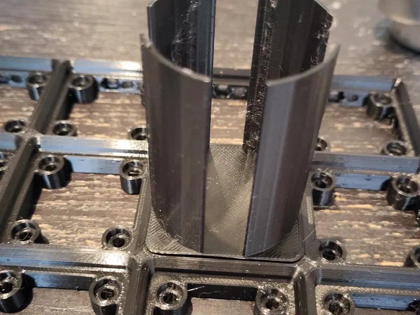 Chân nến Tealight Gridfinity 1x1 có lỗ nam châm - Image 4