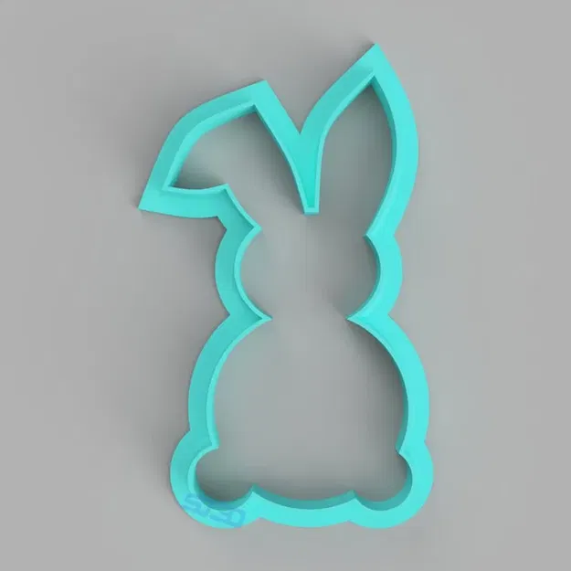 Khuôn Cắt Bánh Quy Hình Thỏ Phục Sinh - Image 1