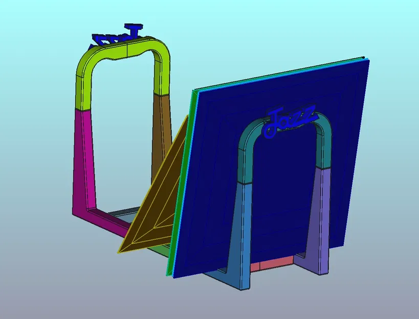 Chức danh Người giữ bản ghi Vinyl Tóm tắt Giá đỡ đĩa vinyl - Image 7