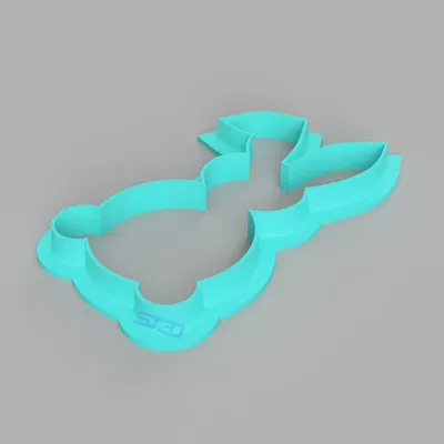 Khuôn Cắt Bánh Quy Hình Thỏ Phục Sinh