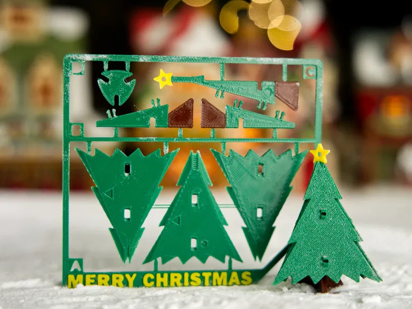 Bộ Kit Thiệp Cây Thông Noel Đa Sắc - Image 1