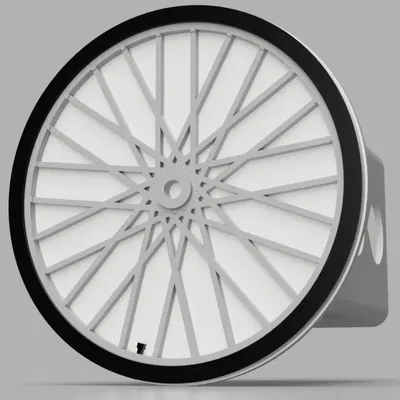 Hitch Cover Bicycle Wheel