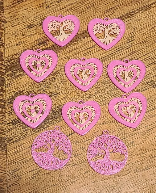 5 Tree of life earrings/pendants/keychain/ornaments - Image 1