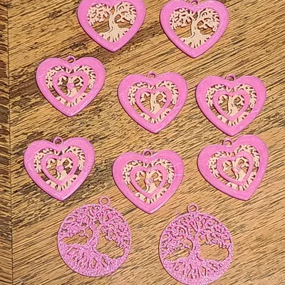 5 Tree of life earrings/pendants/keychain/ornaments