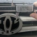 Logo lưới tản nhiệt cho Toyota Corolla 2004 (trống, không logo) - Thumbnail 6
