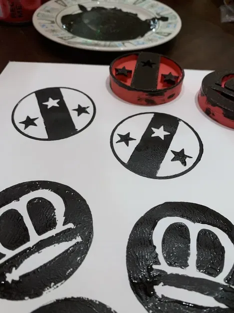 Meridies (SCA) populace badge stamps - Image 2