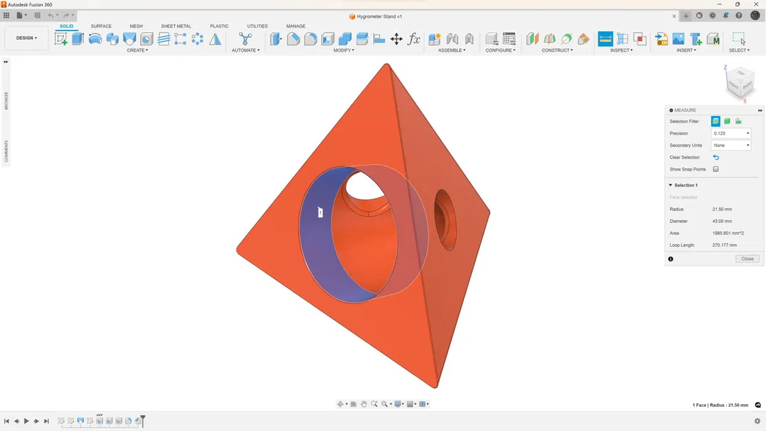 Chân đế Hình tứ diện cho Máy đo độ ẩm - Image 2
