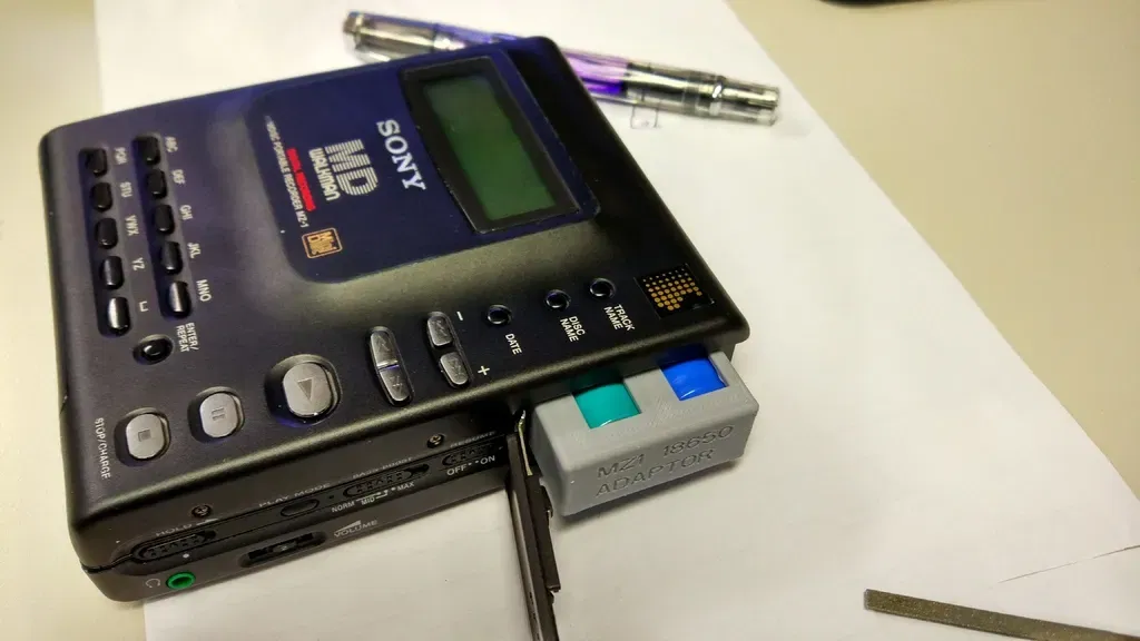 Adapter pin 18650 thay thế cho SONY MD MZ-1 BP-MZ-1 - Image 2